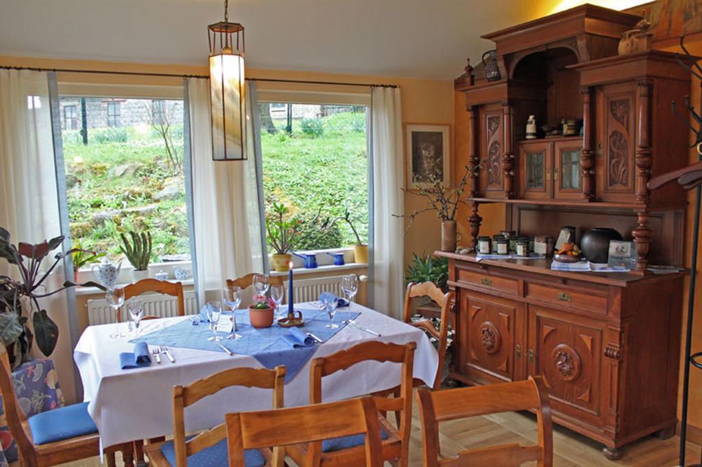 Landgasthaus Schwarzbachtal Lohsdorf Eksteriør billede